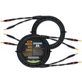 Canare 4S11 Star-Quad Speaker Cable Pair with Gold Banana Connectors E56510
