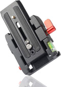 Aluminum Alloy Camera Tripod Base Plate with QR Clamp Adapter E549