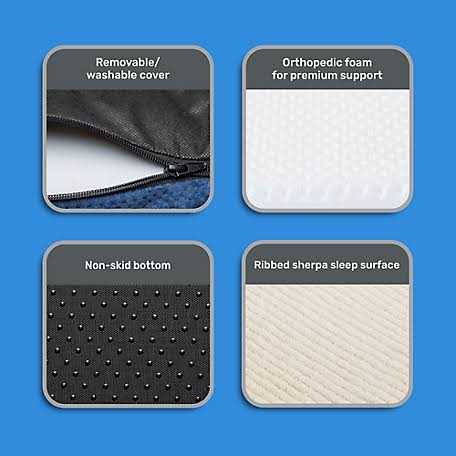 3-Sided Bolster Orthopedic Pet Bed T872