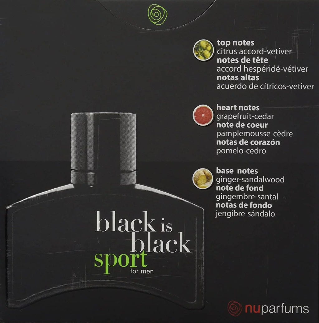 Black Sport Eau de Toilette Spray 3.4 Oz R807
