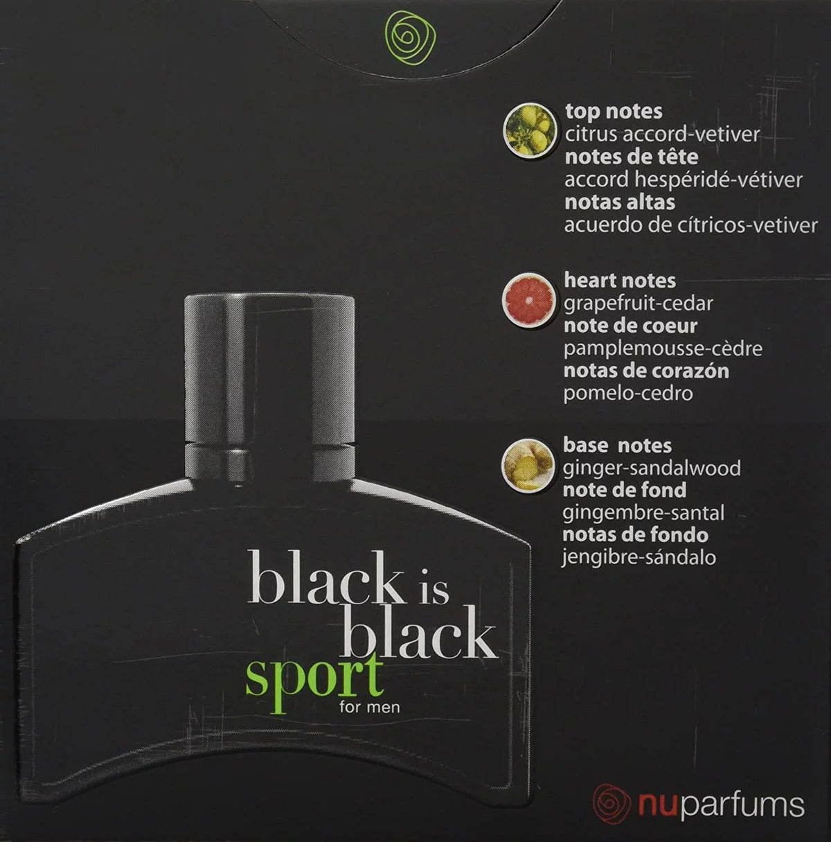 Black Sport Eau de Toilette Spray 3.4 Oz R807