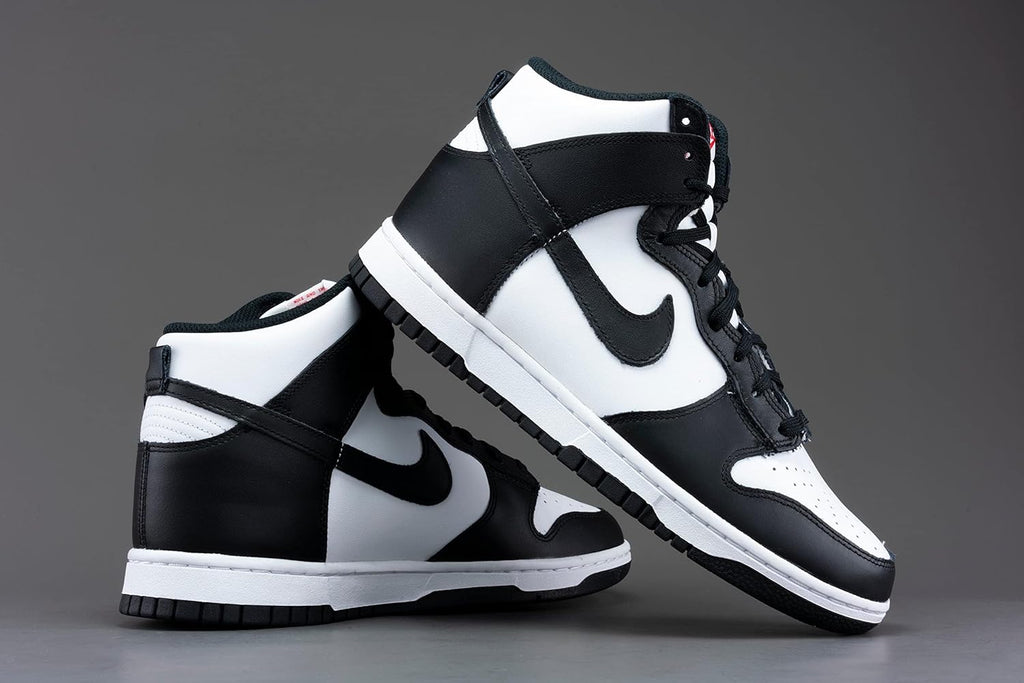 Black/White High Top Shoes Q169