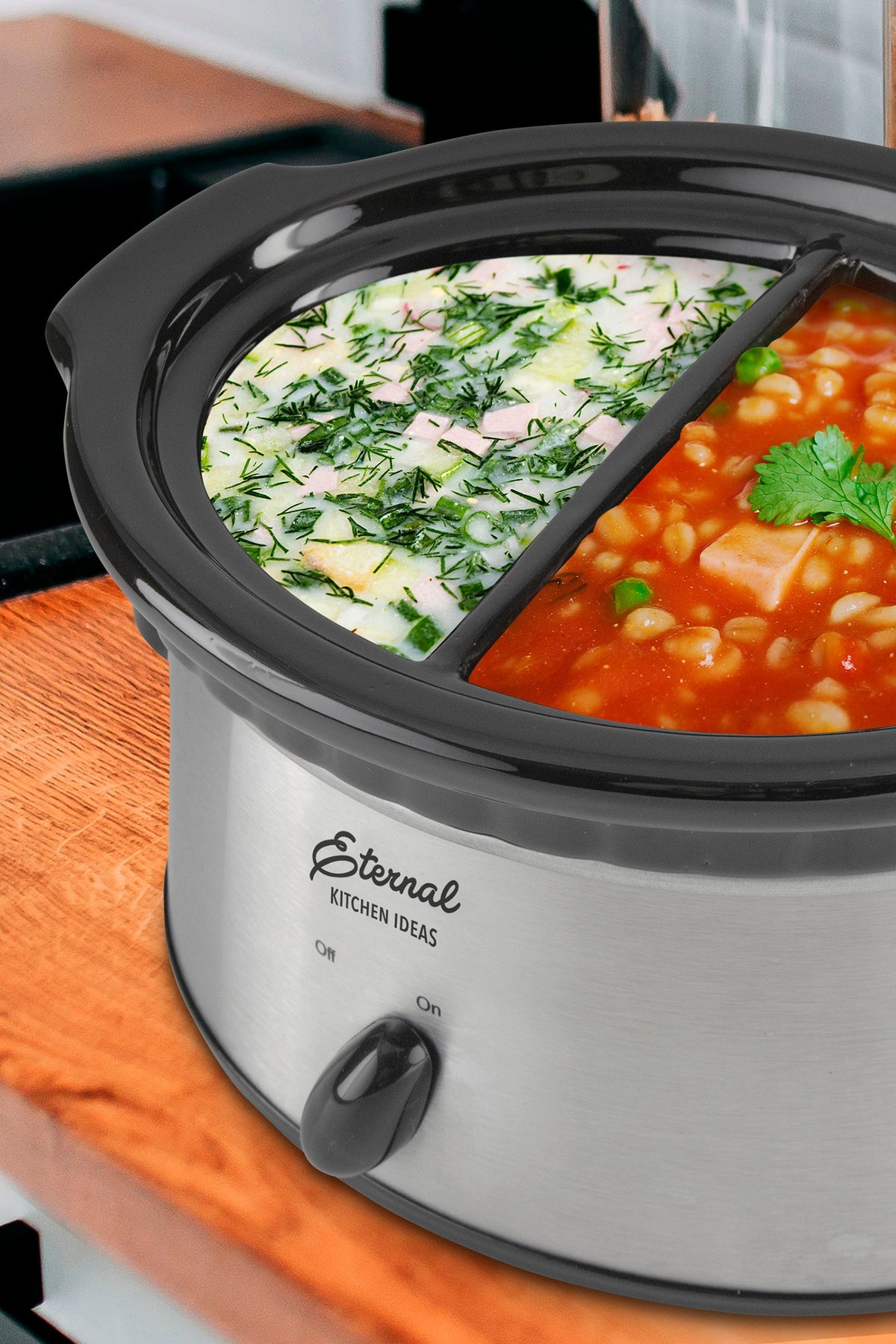 Dual Dip Warmer Slow Cooker T5277