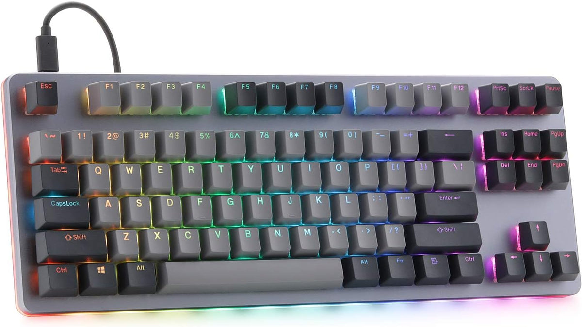 Mechanical Keyboard 87 Key Hot-Swap RGB Backlighting Aluminum Frame L450822