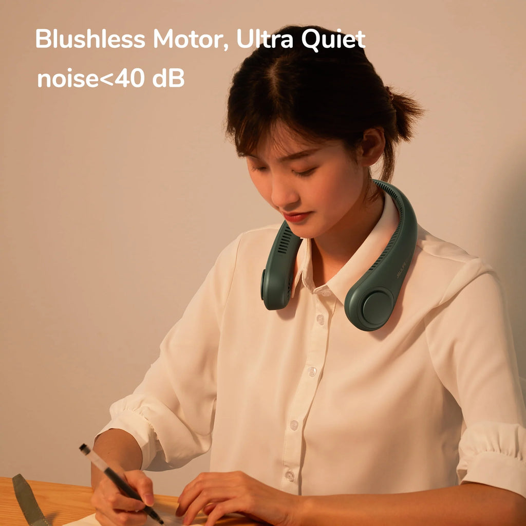 Portable Neck Fan 4000 mAh Bladeless 3 Speeds W818