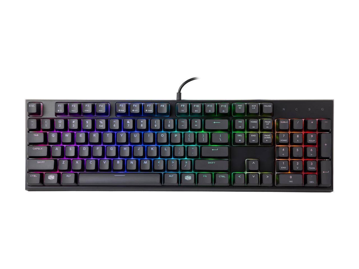 Black USB Mechanical Keyboard and Mouse Combo E117993