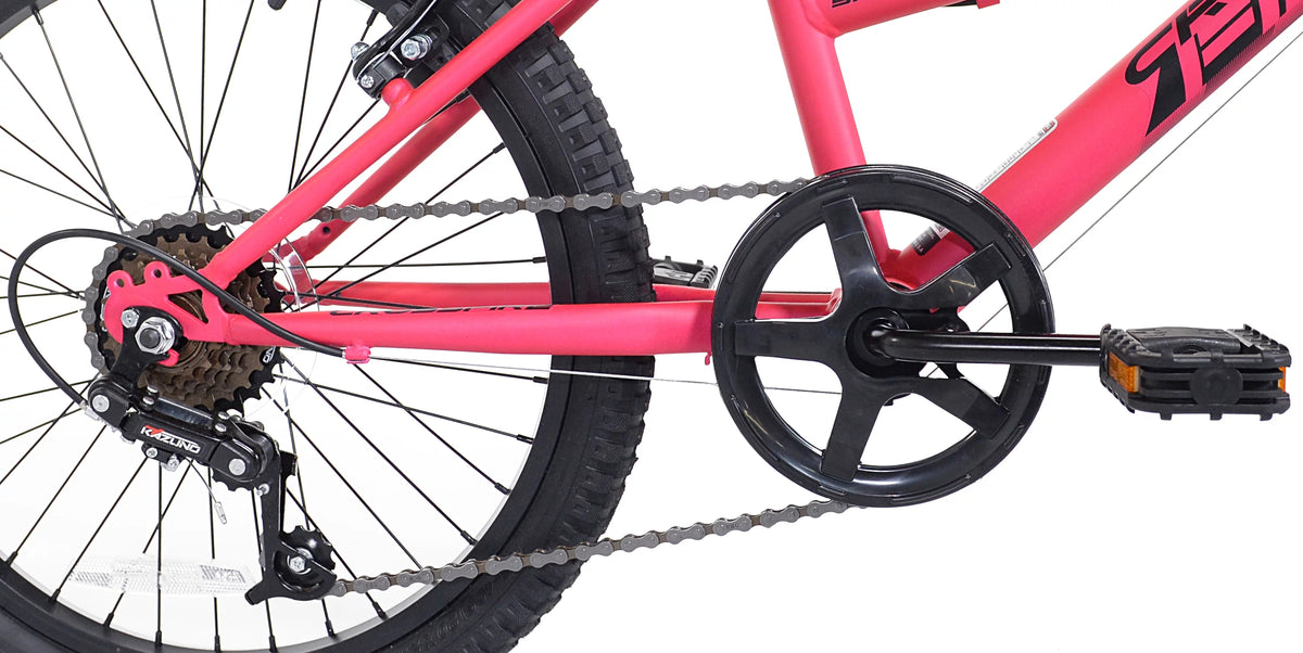 Pink Black 6-Speed Mountain Bike Q7222