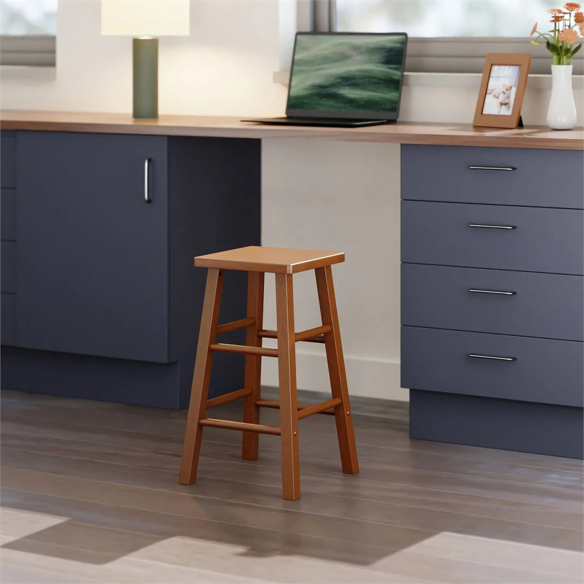 Solid Wood Counter Stool I3324