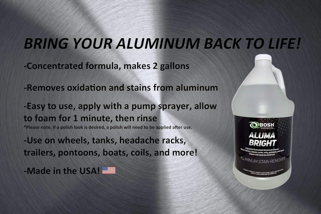 Aluminum Cleaner & Brightener & Restorer (2 Gallon Case) Pack of 2 V8783