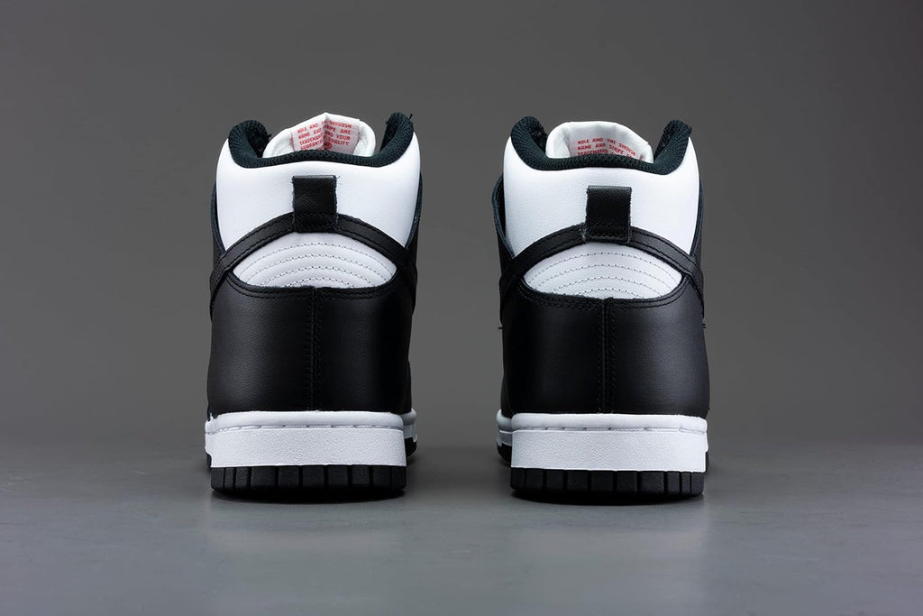 Black/White High Top Shoes Q169