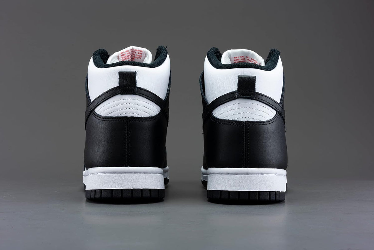 Black/White High Top Shoes Q169