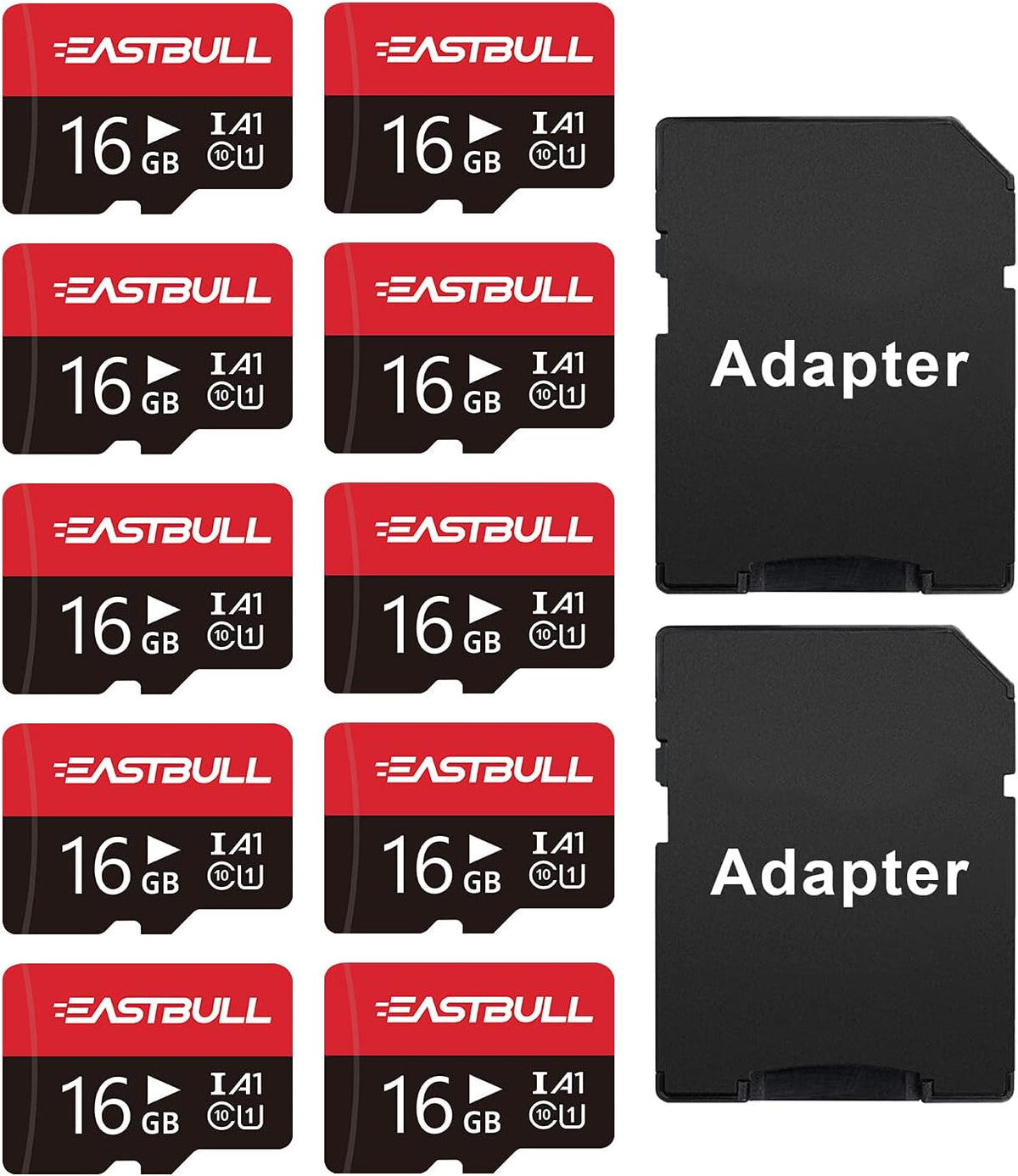 8GB 10-Pack Micro SD Cards UHS-I U1 Class 10 Z9623