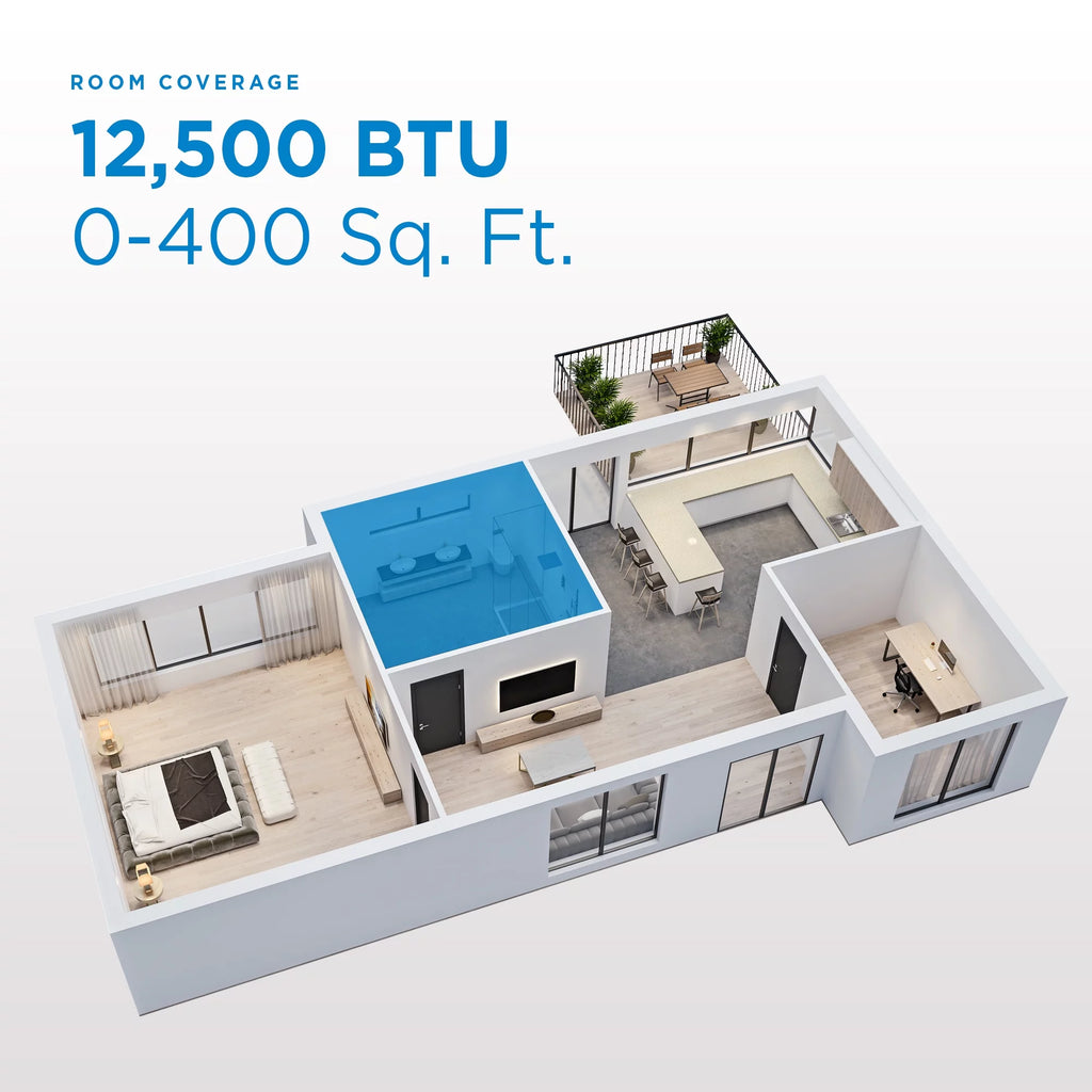 8000 BTU Portable AC in Black M778