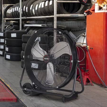 24 inch Black High Velocity Floor Fan E4467