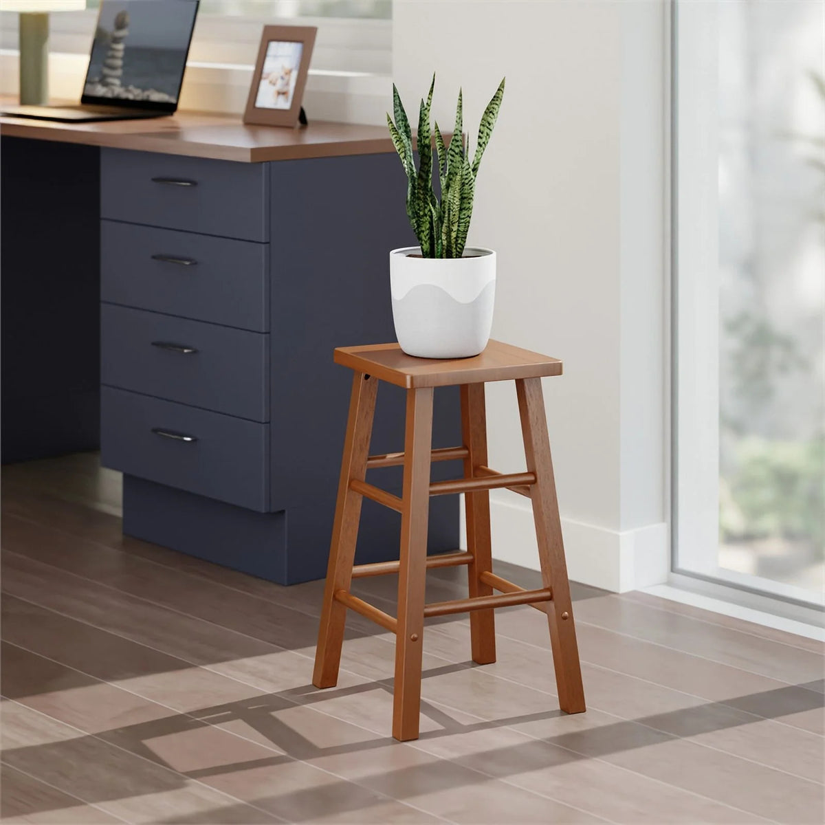 Solid Wood Counter Stool I3324