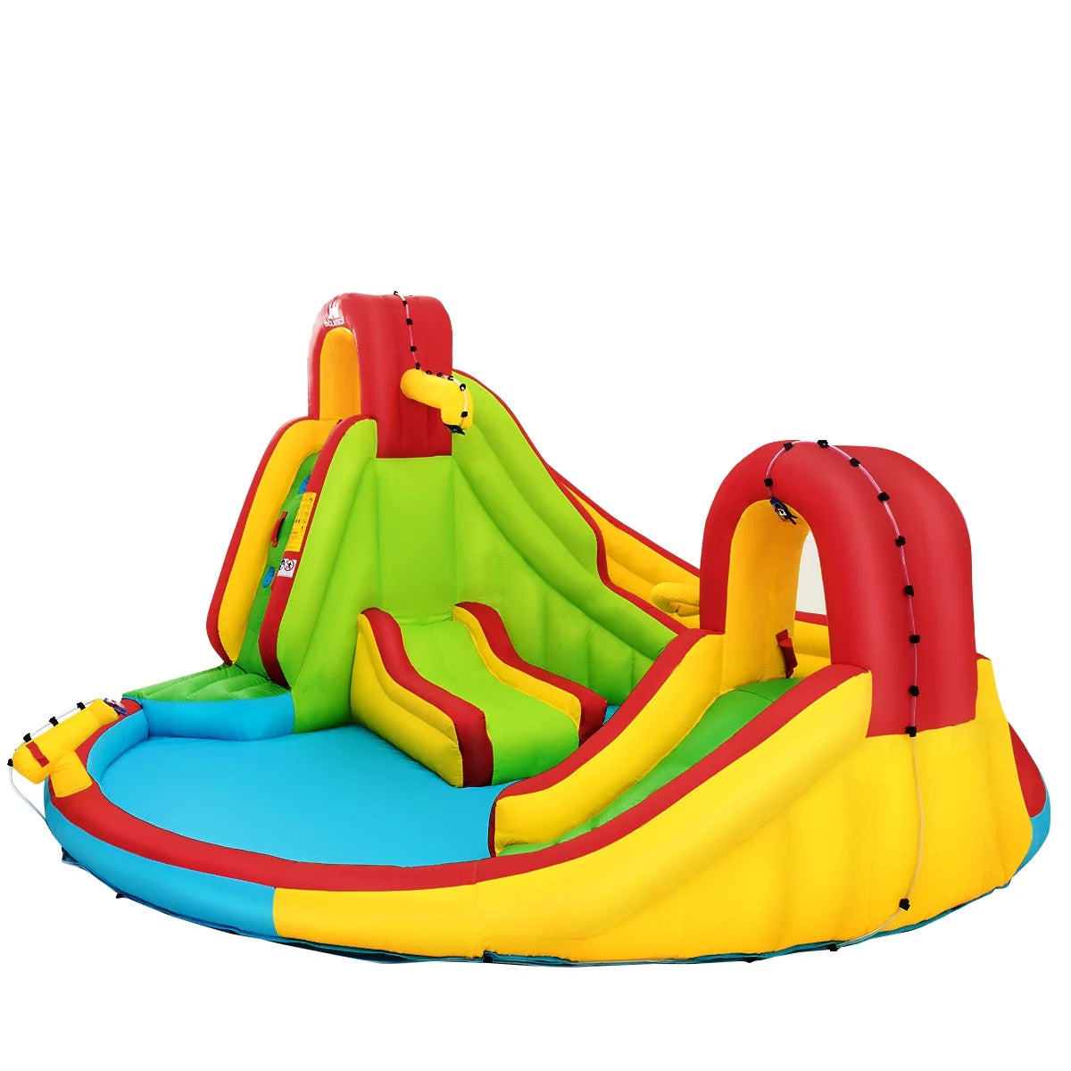 Kids Inflatable Water Slide Park with Splash Pool D451