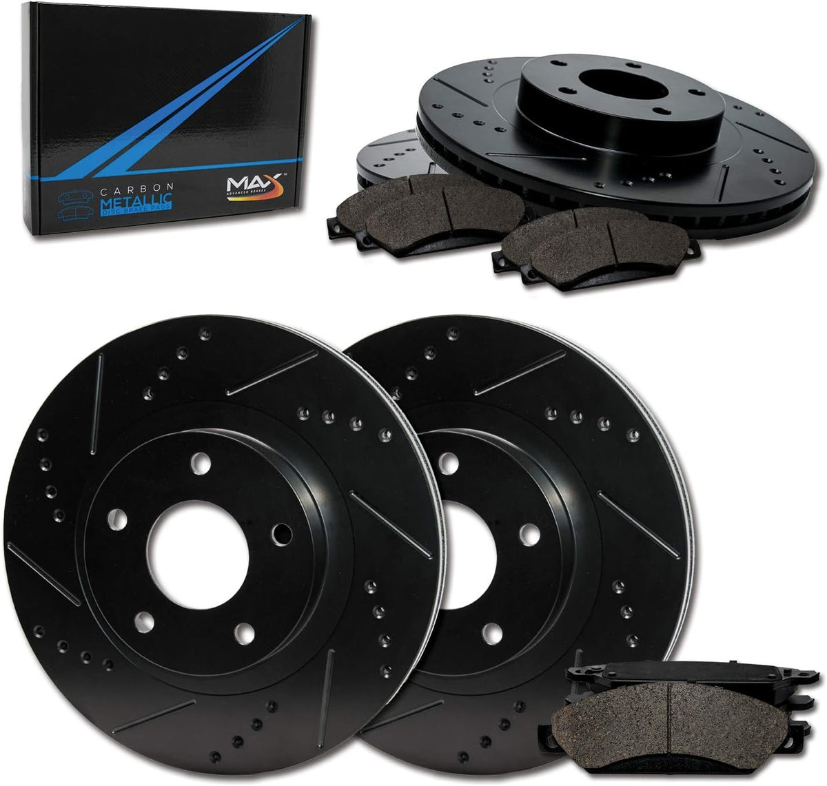 XDS Rotors with Carbon Metallic Pads F291095
