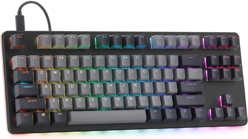 Mechanical Keyboard 87 Key Hot-Swap RGB Backlighting Aluminum Frame L450822