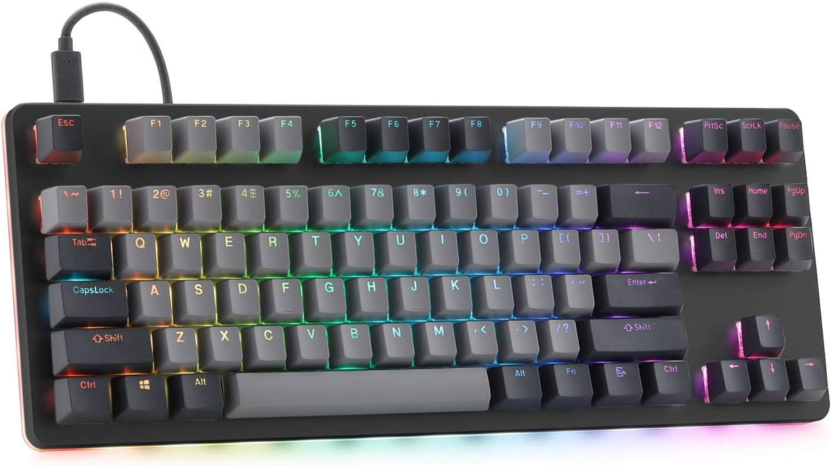 Mechanical Keyboard 87 Key Hot-Swap RGB Backlighting Aluminum Frame L450822