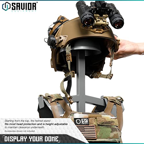 Heavy Duty Steel Helmet Vest Display Rack T942986