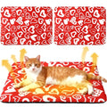 2 Pack Green Self Warming Cat Bed 18 x 24 Inch N719383