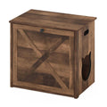 Small Cat Litter Box Enclosure with Single Door L48913