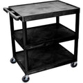 Black 3-Shelf Utility Cart G45635