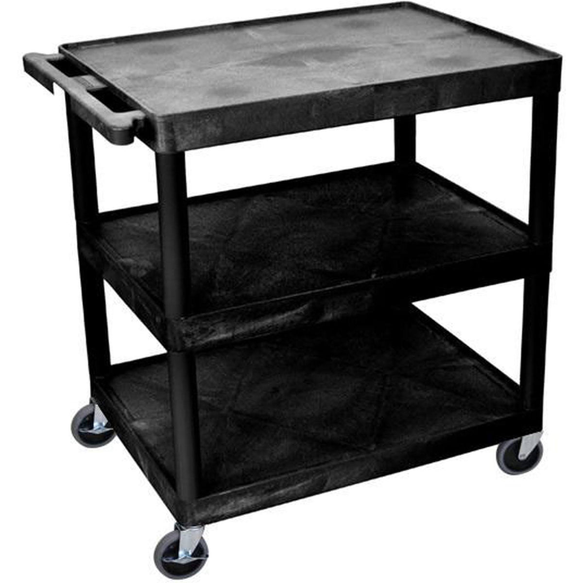Black 3-Shelf Utility Cart G45635