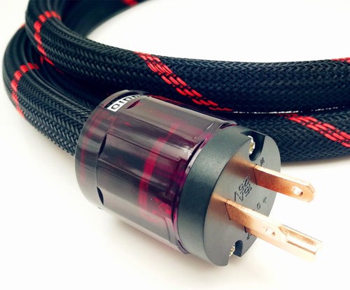 10 AWG HiFi Audio AC Power Cable Power Cord US Plug 6.6FT Pack of 2 W8631