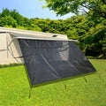 RV Awning Shade Screen with Zipper 8'X11'3'' W487