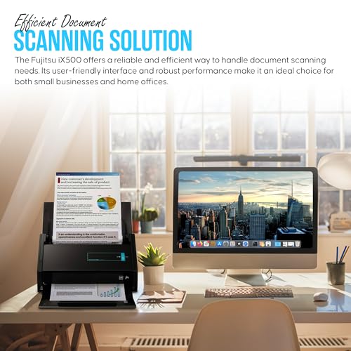 Fujitsu Receipt Scanner for Mac & PC USB Duplex Scanning J489910