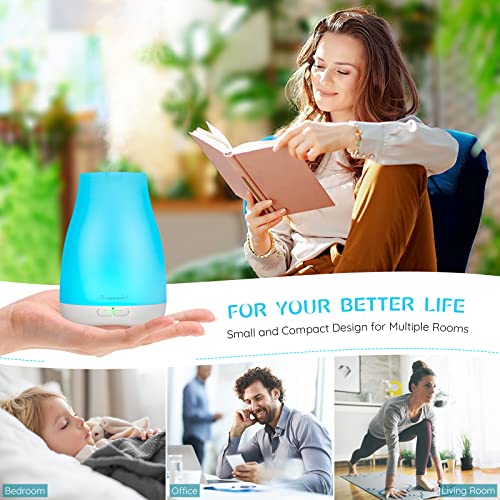 Colorful Essential Oil Diffuser with Adjustable Mist Mode C9906