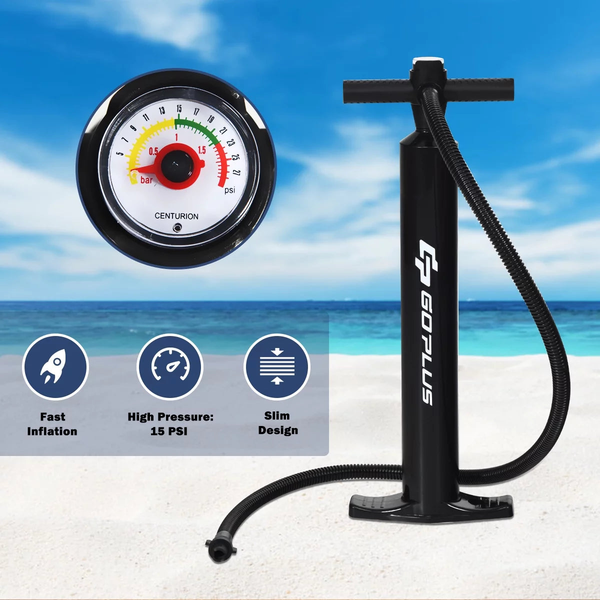 9.8' Inflatable Stand Up Paddle Board K850909