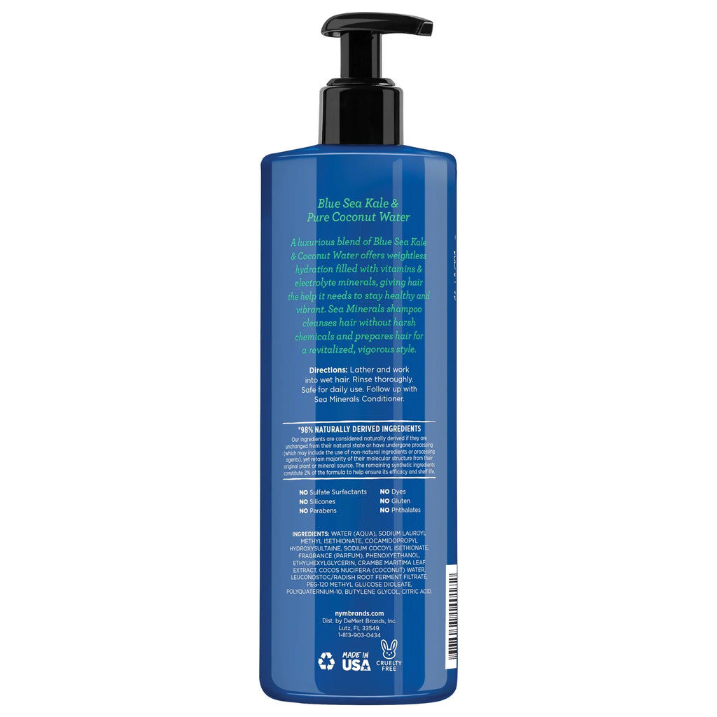 Blue Sea Kale & Pure Coconut Water Sea Minerals Shampoo, 16oz E952989