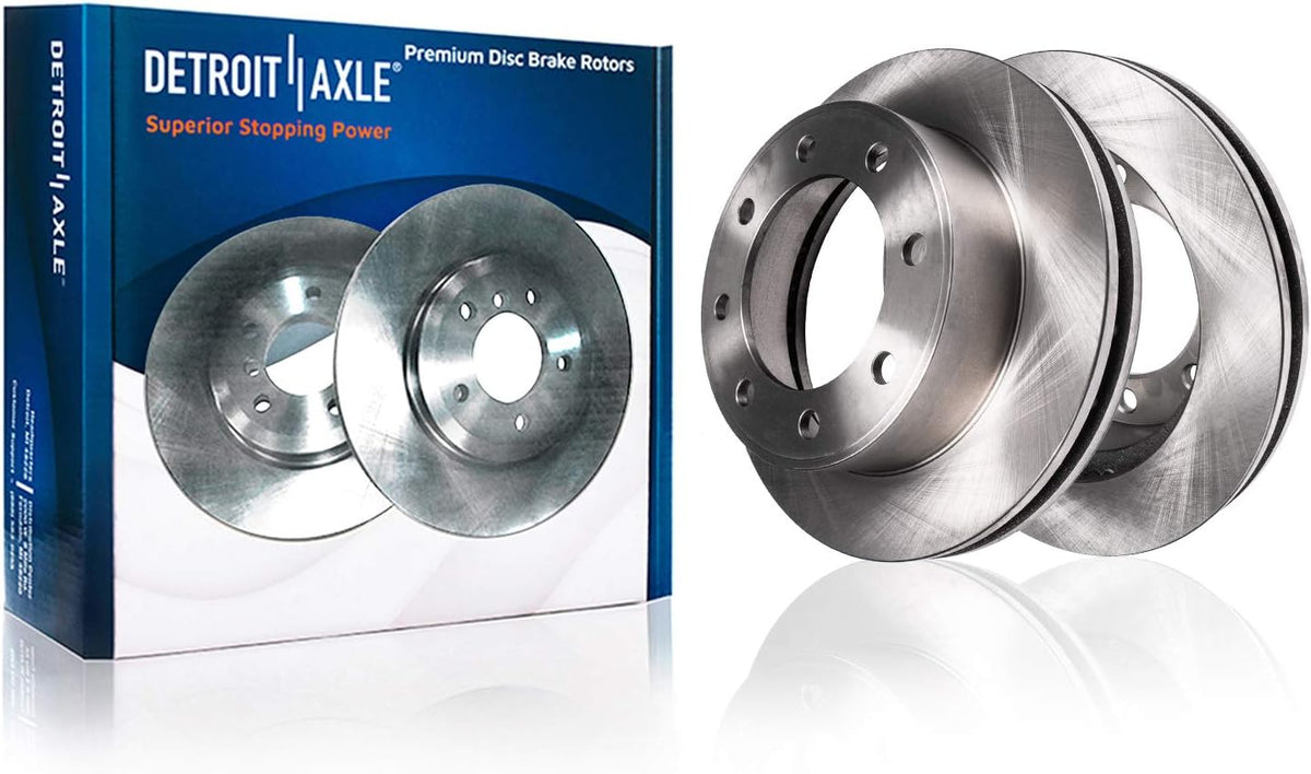 Front Disc Rotors and Brake Pads 4pc Set S28253