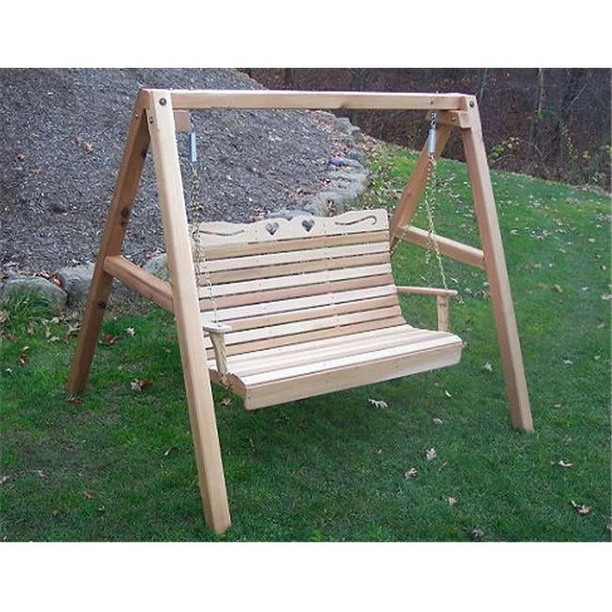 Cedar 4 ft Porch Swing with Stand H832