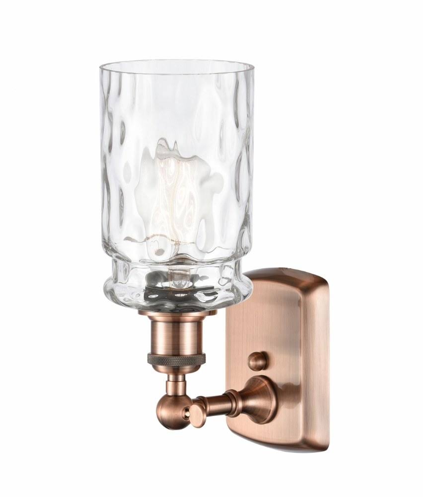 White and Polished Chrome 1 Light Sconce E742109