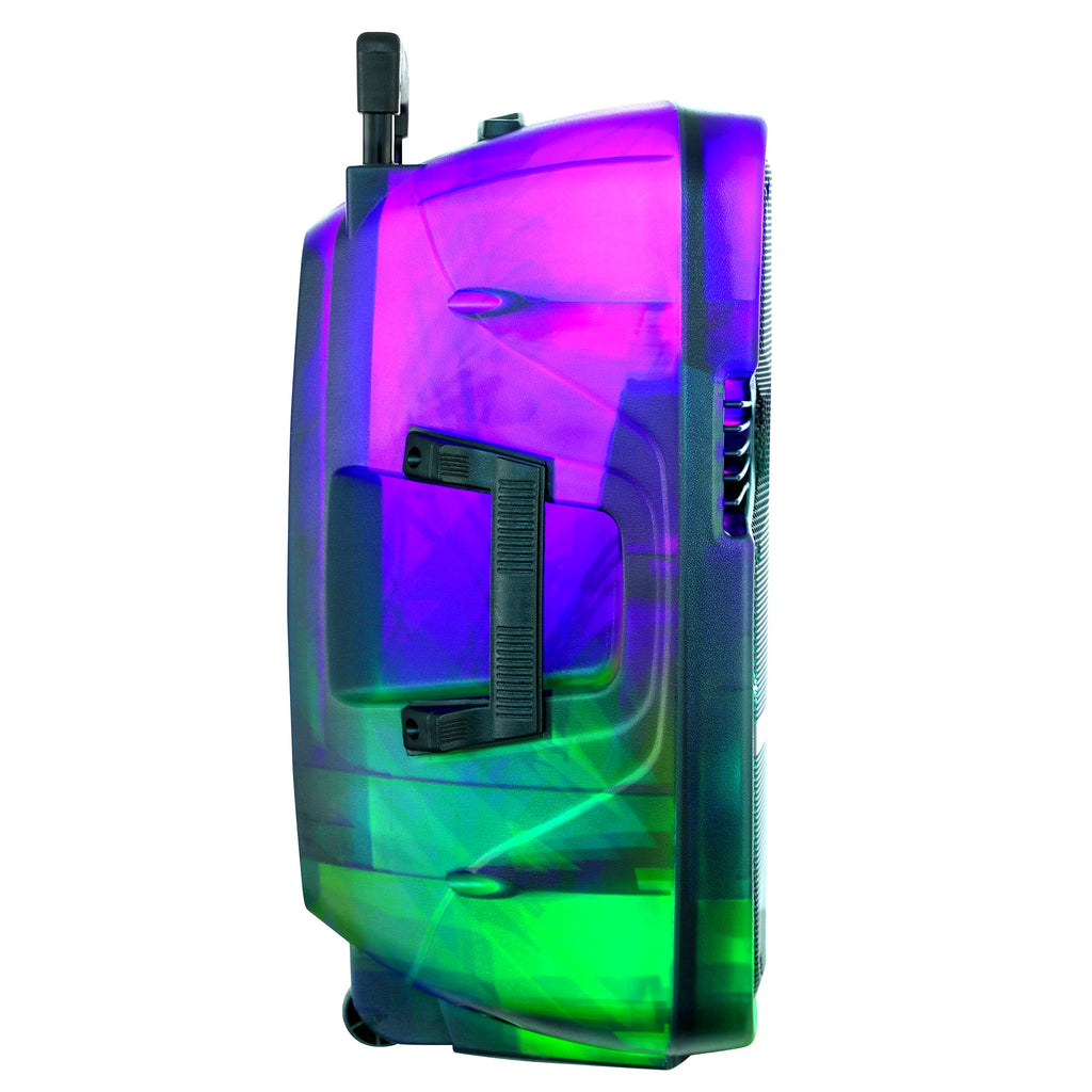 15” Portable Bluetooth Rechargeable Party Speaker with Remote V519