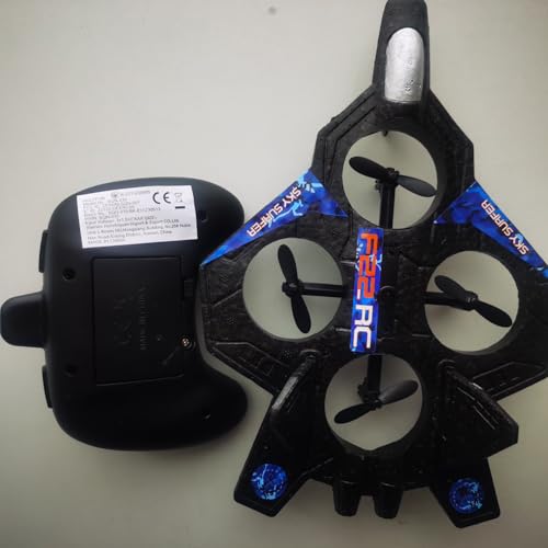 Remote Control Foam Drone RC Airplane with 2 Batteries E248939