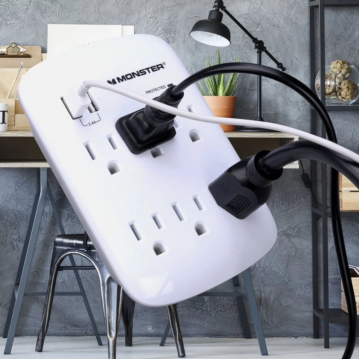 Surge Protector Wall Tap, 1875 Watts, 125 Volts R526