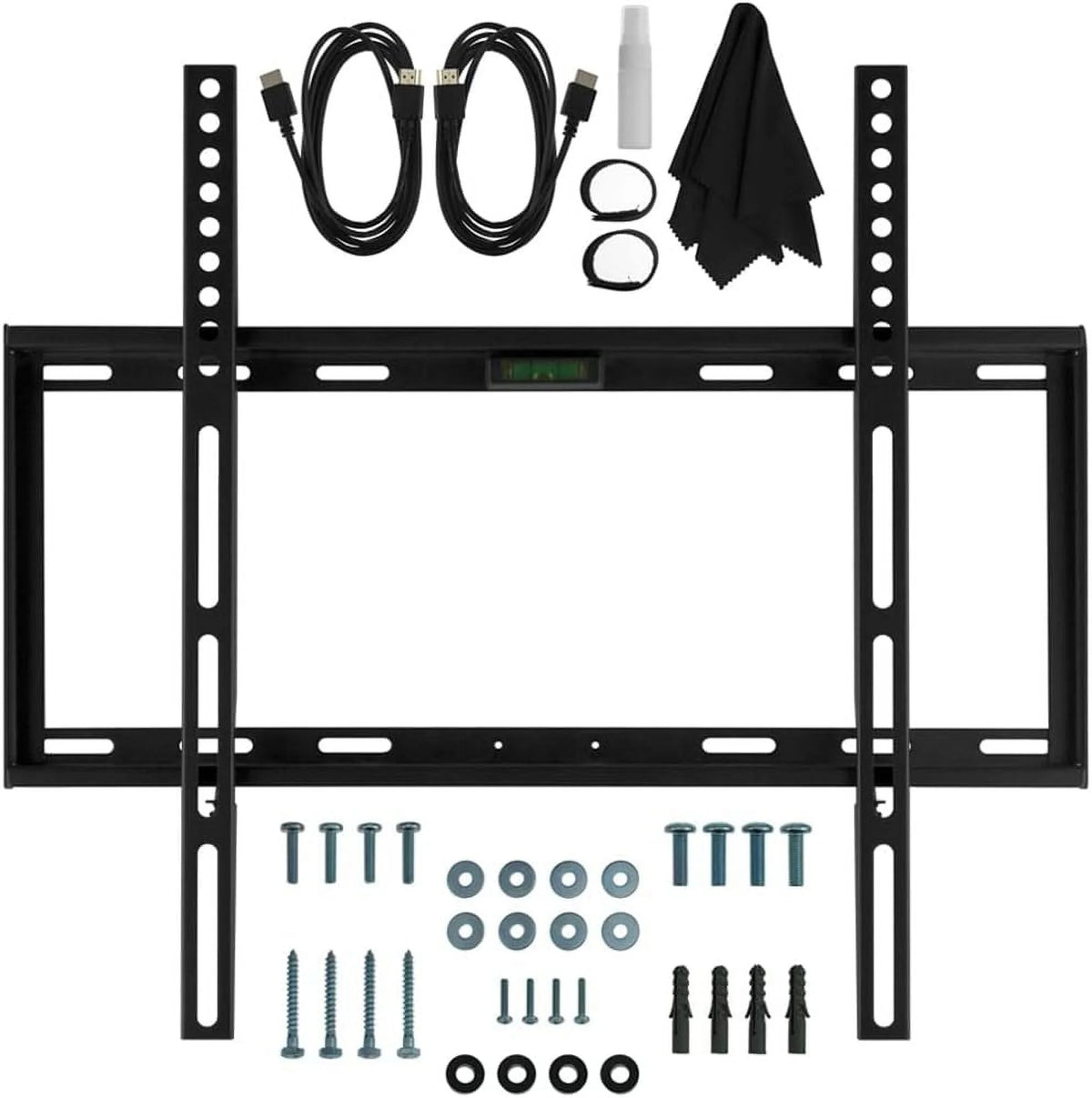 32 inch QLED HDR 4K Smart TV Bundle with TV Wall Mount and 4K HDMI Cable J30103