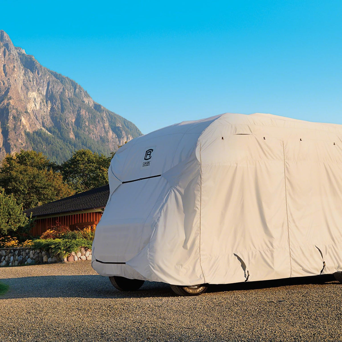 Folding Camping Trailer Cover, Fits 10' - 12'L Trailers E3432