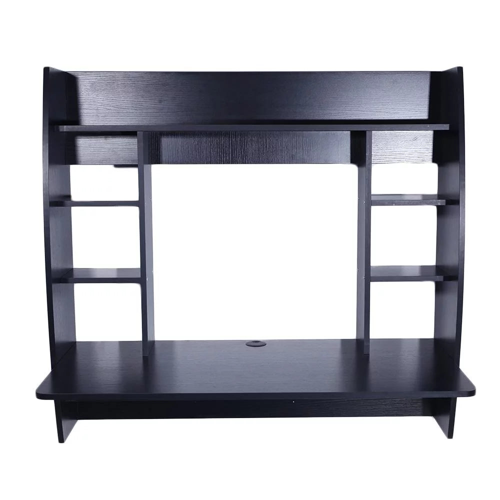 Wall Mount Computer Desk with Storage and Tray E21202