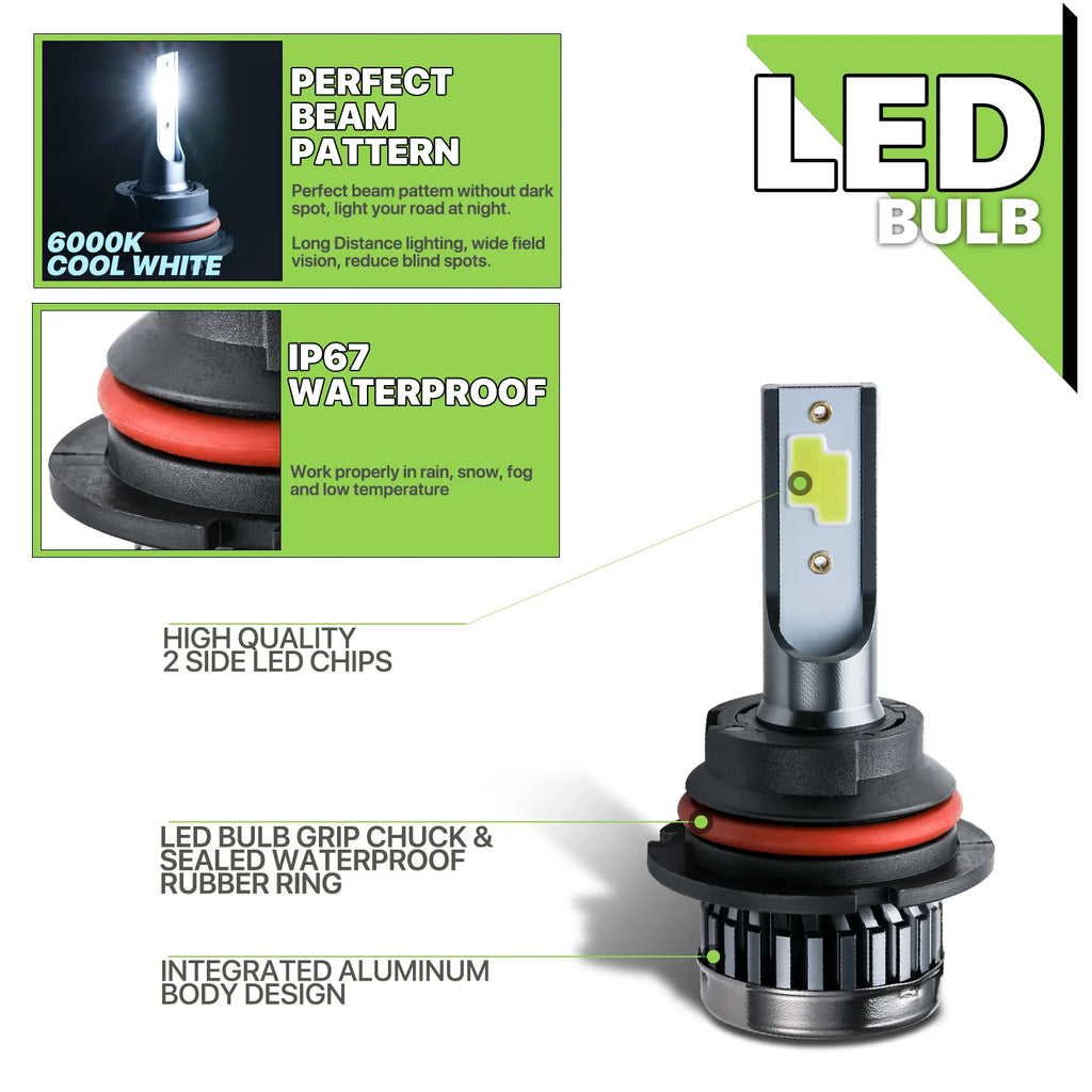 1 Pair Headlight Assembly with Pre-Assembled LED Bulbs T559729