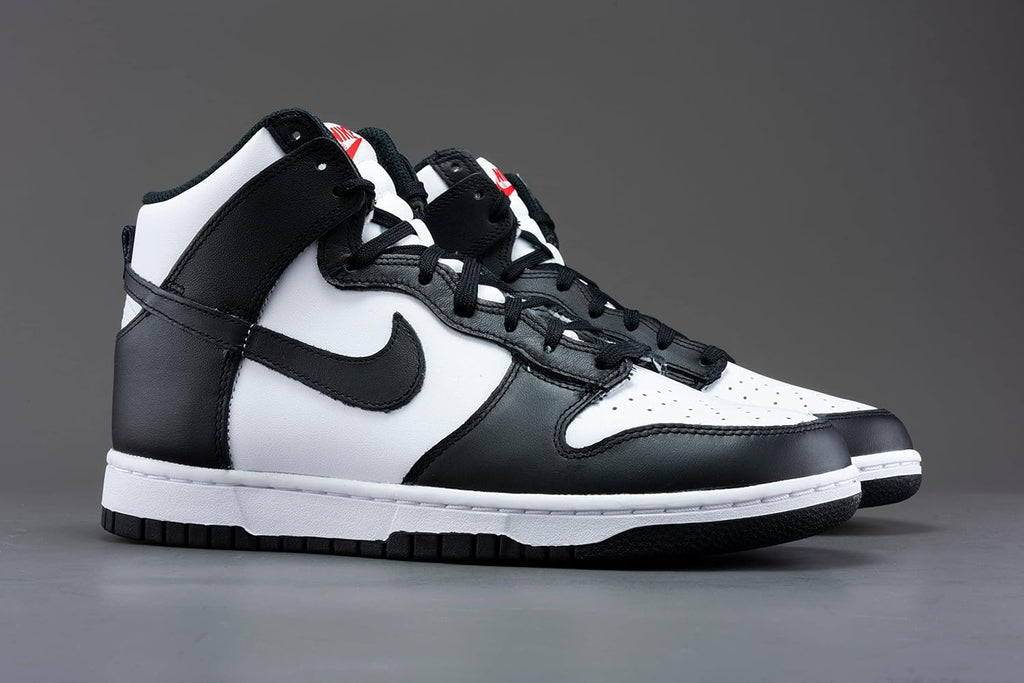 Black/White High Top Shoes Q169