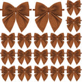 24 Pcs Mini Velvet Bows with Clips B2243