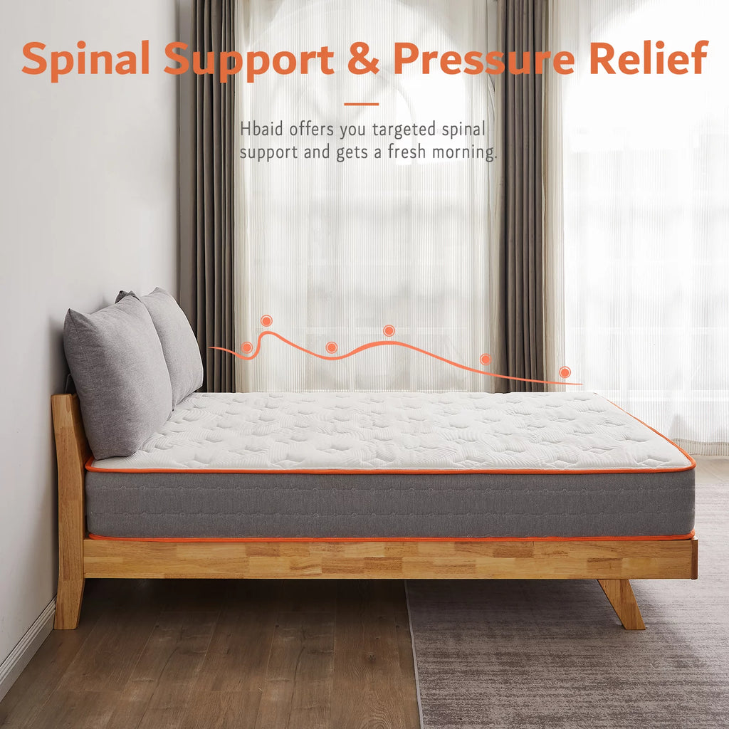Twin Cooling Gel Memory Foam Hybrid Mattress N2805