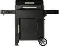 Black Digital Charcoal Grill and Smoker Combo O9947