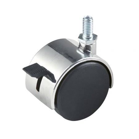 2 in. Plastic Twin Wheel Caster with Locking Brake N831026