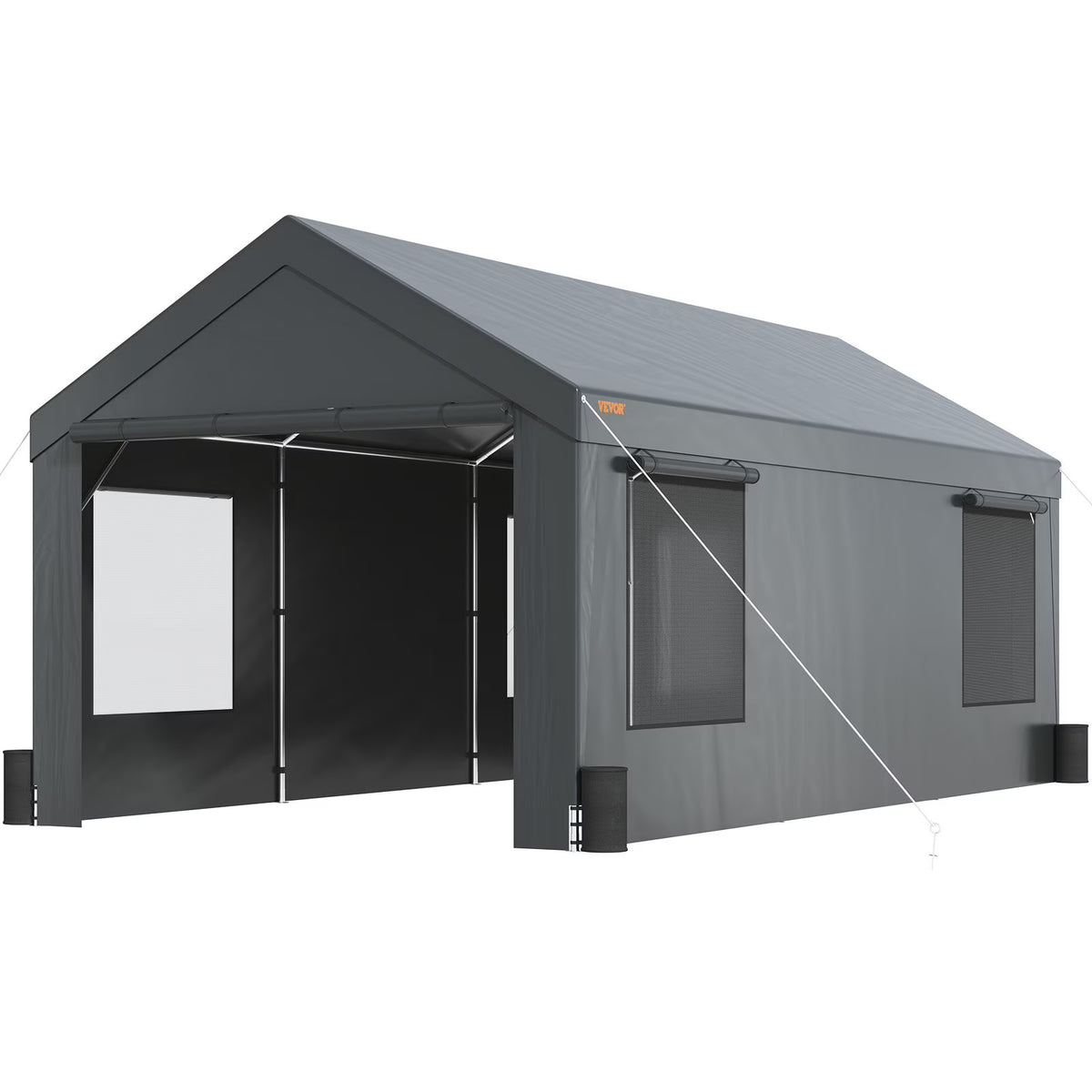 12x20ft Heavy Duty Carport with Removable Sidewalls G325062